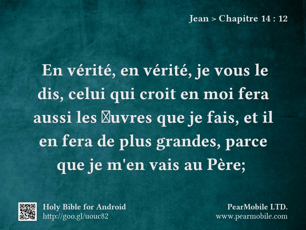 Jean, Chapitre 14:12